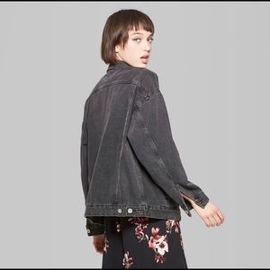 Women’s Black Wash Jean Jacket